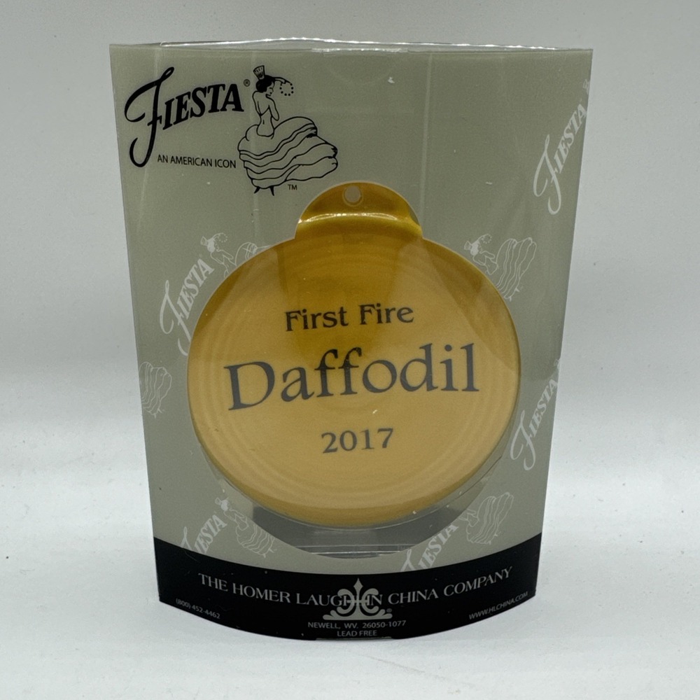 Fiesta Ornament HLCCA 2017 First Fire DAFFODIL